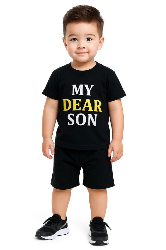 Baby Boy Dress | 2 Piece T-Shirt & Shorts Set | Casual Wear for Boys (1-6 Years)