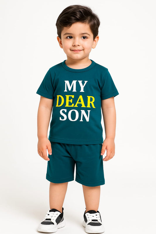 Baby Boy Dress | 2 Piece T-Shirt & Shorts Set | Casual Wear for Boys (1-6 Years)