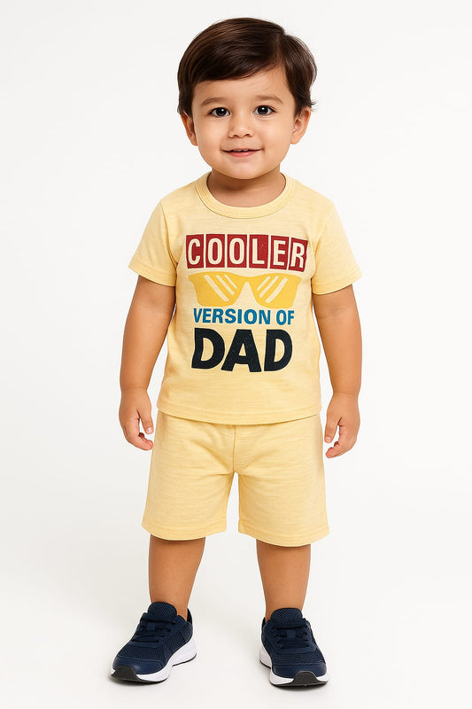 Baby Boys 2 Pcs Dress | T-Shirt & Shorts | Casual Outfit for Kids