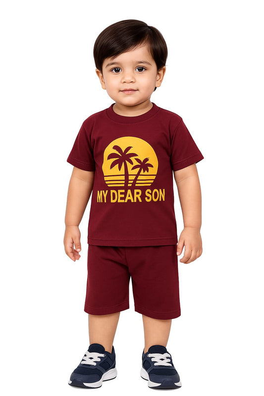 Baby Boy 2 Piece Suit | T-Shirt & Shorts | Kids Outfit
