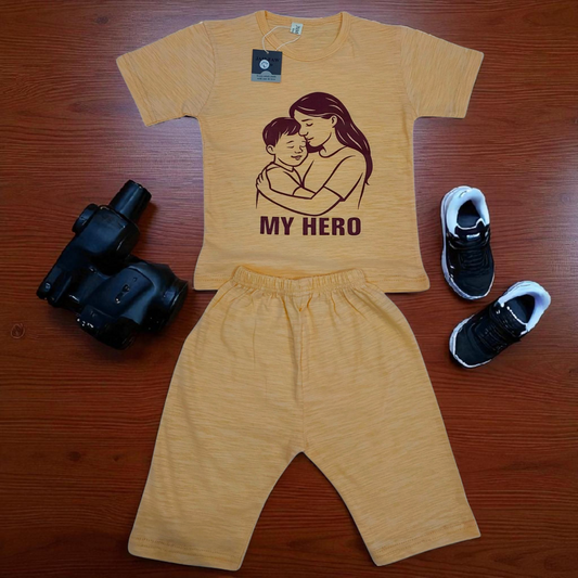 2-Piece Kids Suit (T-Shirt + Shorts) – Premium Jersey Fabric